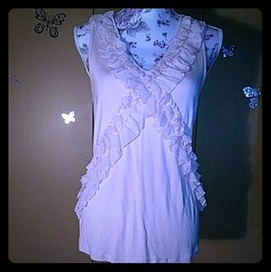 Pink feminine tank top NWT